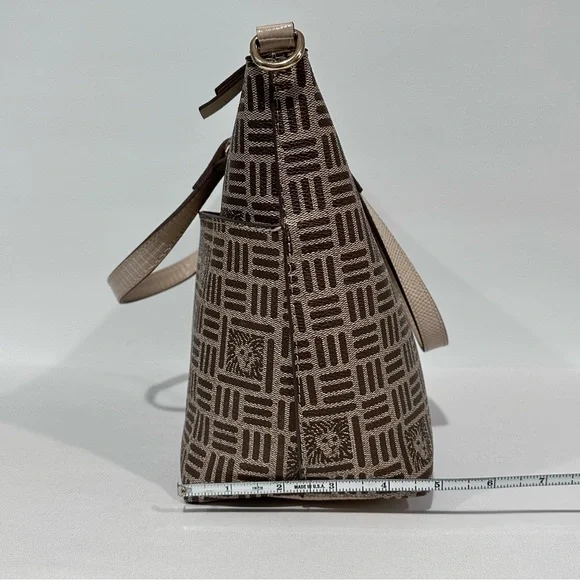 Anne Klein Lion Logo Crossbody Tote Bag - Picture 2 of 16